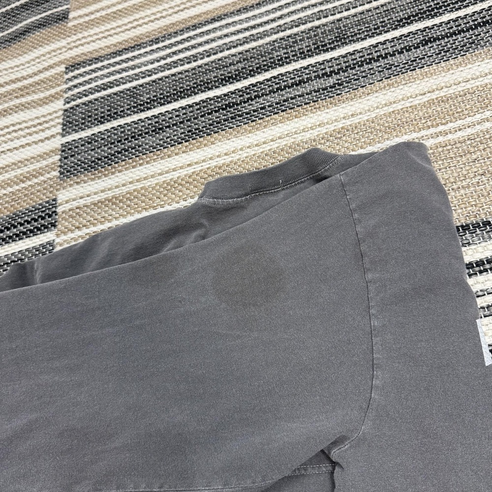 John Galt Brandy Melville Texas Shirt Women Large Gray Long Sleeve Casual UT - Picture 5 of 8